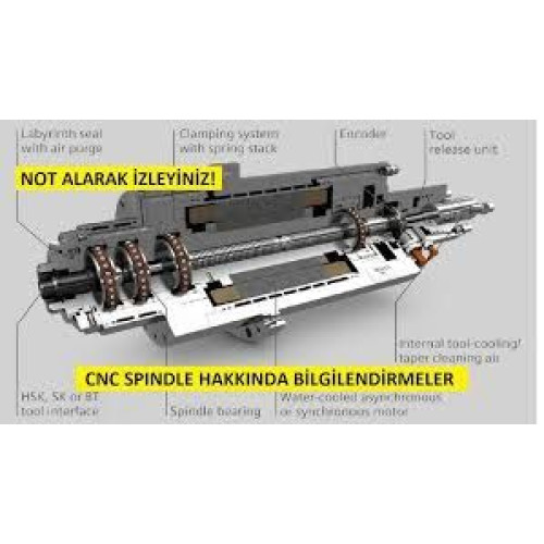 cnc merkez mil motoru tamiri