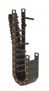 HAREKETLİ KABLO KANALI YARI AÇIK 20X40 HAREKETLİ KABLO KANALI YARI AÇIK 20X40